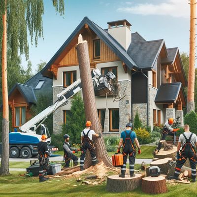 Tree Removal Services - Our tree removal services ensure safe and efficient removal of trees, suitable for both residential and commercial properties. We utilize specialized techniques for handling hazardous or difficult-to-access trees, ensuring the job is done right every time. Tree Removal Services - Our tree removal services ensure safe and efficient removal of trees, suitable for both residential and commercial properties. We utilize specialized techniques for handling hazardous or difficult-to-access trees, ensuring the job is done right every time.