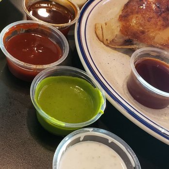 Sticks Tavern - With my grandmother's Alzheimer sometimes she forgets what dipping sauce she used so I put them in a row to help her remember. - Sports Bars Near Me - Henderson, Nevada Sticks Tavern - With my grandmother's Alzheimer sometimes she forgets what dipping sauce she used so I put them in a row to help her remember. - Sports Bars Near Me - Henderson, Nevada