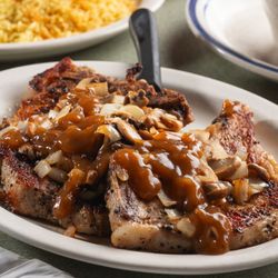 Motown Cafe & Grill - Grilled Smothered Pork Chop