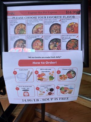 Menu photo 4 Eugene Hot Pot Express Eugene, OR