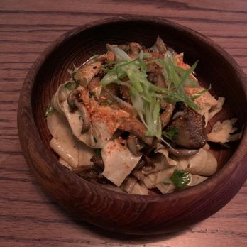 Proxi - Grilled Mushroom and Yuba Noodle Salad - Tapas/Small Plates Near Me - Chicago, Illinois Proxi - Grilled Mushroom and Yuba Noodle Salad - Tapas/Small Plates Near Me - Chicago, Illinois