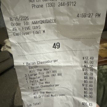 Five Guys - Burgers Near Me - North Canton, Ohio