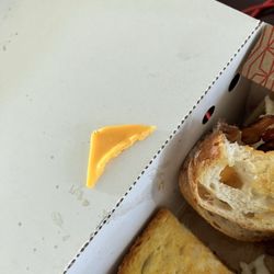 The Meltdown - Unmelted cheese