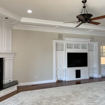 Stellar Painting - Ruby Hills Family Room, we painted all the redwood to white - Painters Near Me Stellar Painting - Ruby Hills Family Room, we painted all the redwood to white - Painters Near Me