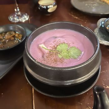 Chay Concept - Purple Yam Soup - Vegetarian Near Me - Bellevue, Washington Chay Concept - Purple Yam Soup - Vegetarian Near Me - Bellevue, Washington