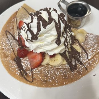 Lady C’s - Strawberry banana Nutella crepe - Breakfast & Brunch Near Me - Tarzana, California Lady C’s - Strawberry banana Nutella crepe - Breakfast & Brunch Near Me - Tarzana, California