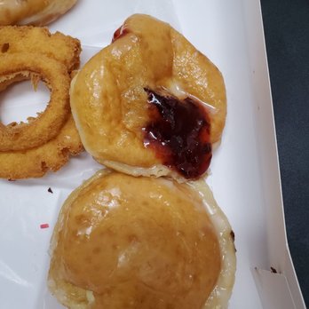 Kolache Bar - My raspberry filled donut - Donuts Near Me - Cypress, Texas Kolache Bar - My raspberry filled donut - Donuts Near Me - Cypress, Texas