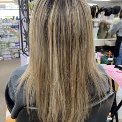 Maxim Beauty Supply & Salon - Before the extensions