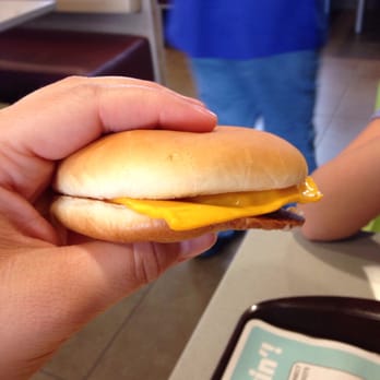 McDonald's - My cheeseburger today. Mysteriously an inch thinner on one side, and the almost nonexistent side was burnt inside and hard as heck. - Fast Food Near Me - Montgomery, Texas McDonald's - My cheeseburger today. Mysteriously an inch thinner on one side, and the almost nonexistent side was burnt inside and hard as heck. - Fast Food Near Me - Montgomery, Texas