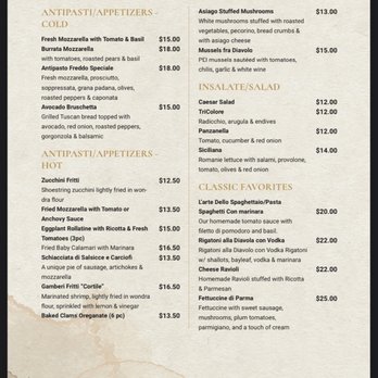 Il Cortile - The menu - Italian Near Me - New York, New York Il Cortile - The menu - Italian Near Me - New York, New York