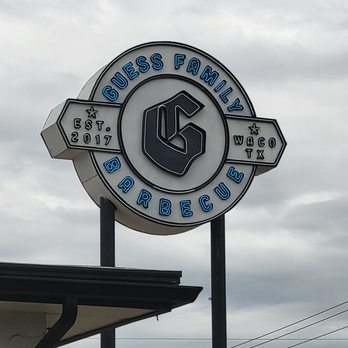 Guess Family Barbecue - Guess family barbecue sign - Barbeque Near Me - Waco, Texas Guess Family Barbecue - Guess family barbecue sign - Barbeque Near Me - Waco, Texas