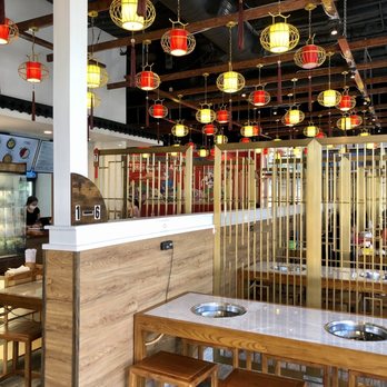 Hotpot Alley - the interior of a chinese restaurant - Chinese Near Me - Austin, Texas