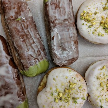 Dottie's Donuts - What better way to celebrate the Eagles in SB52 than with Philly-themed donuts?  "Eagles fan on a greased light pole" & "creamed Bostons" - Cafes Near Me - Philadelphia, Pennsylvania