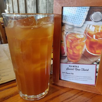 Cracker Barrel Old Country Store - Peach sweet tea - Southern Near Me - Columbus, Mississippi Cracker Barrel Old Country Store - Peach sweet tea - Southern Near Me - Columbus, Mississippi