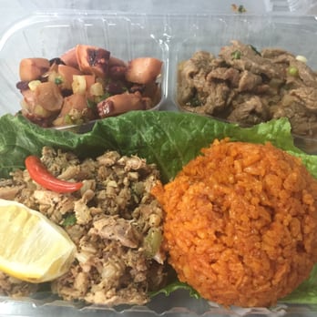 Red Rice - The kelaguen sampler- octopus, beef and chicken - Barbeque Near Me - Las Vegas, Nevada