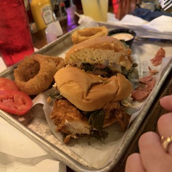 The Rookery - The chicken sandwich. - Bars Near Me - Macon, Georgia
