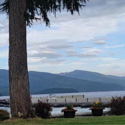 Elkins Resort On Priest Lake - View from the indoor and outdoor dining areas.
