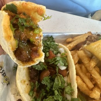 The Taco Spot - Pastor taco with their hotter salsa. Doesn't come with the salsa on it - Tacos Near Me - Phoenix, Arizona The Taco Spot - Pastor taco with their hotter salsa. Doesn't come with the salsa on it - Tacos Near Me - Phoenix, Arizona