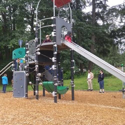 Gary Grant Park - Great slide area for the kids to play on