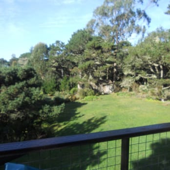Sea Ridge Cottage - View from the deck, in the house. - Guest Houses Near Me