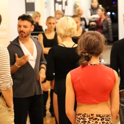 Brooklyn Dancesport Club - Eugene teaching the advanced latin weekly seminar