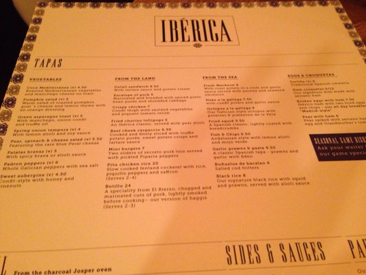 Menu photo 2 Ibérica Glasgow, GLG