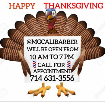 MgcaliBarber - #barber #haircuts #shaves #blessed #thanksgiving. CALL FOR APPOINTMENT 714 631-3556 @mgcalibarber - Barbers Near Me - Orange, California MgcaliBarber - #barber #haircuts #shaves #blessed #thanksgiving. CALL FOR APPOINTMENT 714 631-3556 @mgcalibarber - Barbers Near Me - Orange, California