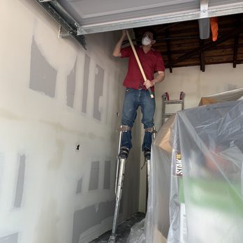 Stucco Contractor Pro - Taping, mudding and sanding (the next day after it dried). - Drywall Installation & Repair Near Me - Pasadena, California