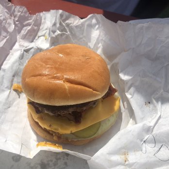 Pick-Quick Drive In - Double bacon cheese burger - Burgers Near Me - Fife, Washington Pick-Quick Drive In - Double bacon cheese burger - Burgers Near Me - Fife, Washington