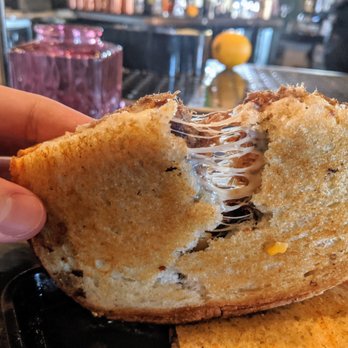 Bosscat Kitchen & Libations - String pull on the Short rib grilled cheese Photo Credit: @OCHappyHourAdventures - New American Near Me - Irvine, California Bosscat Kitchen & Libations - String pull on the Short rib grilled cheese Photo Credit: @OCHappyHourAdventures - New American Near Me - Irvine, California