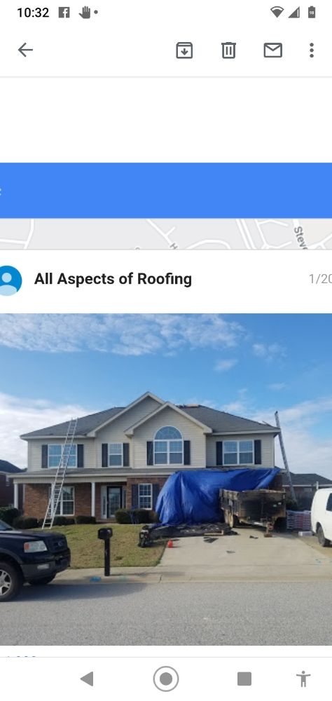Slide of All Aspects Roofing and Construction