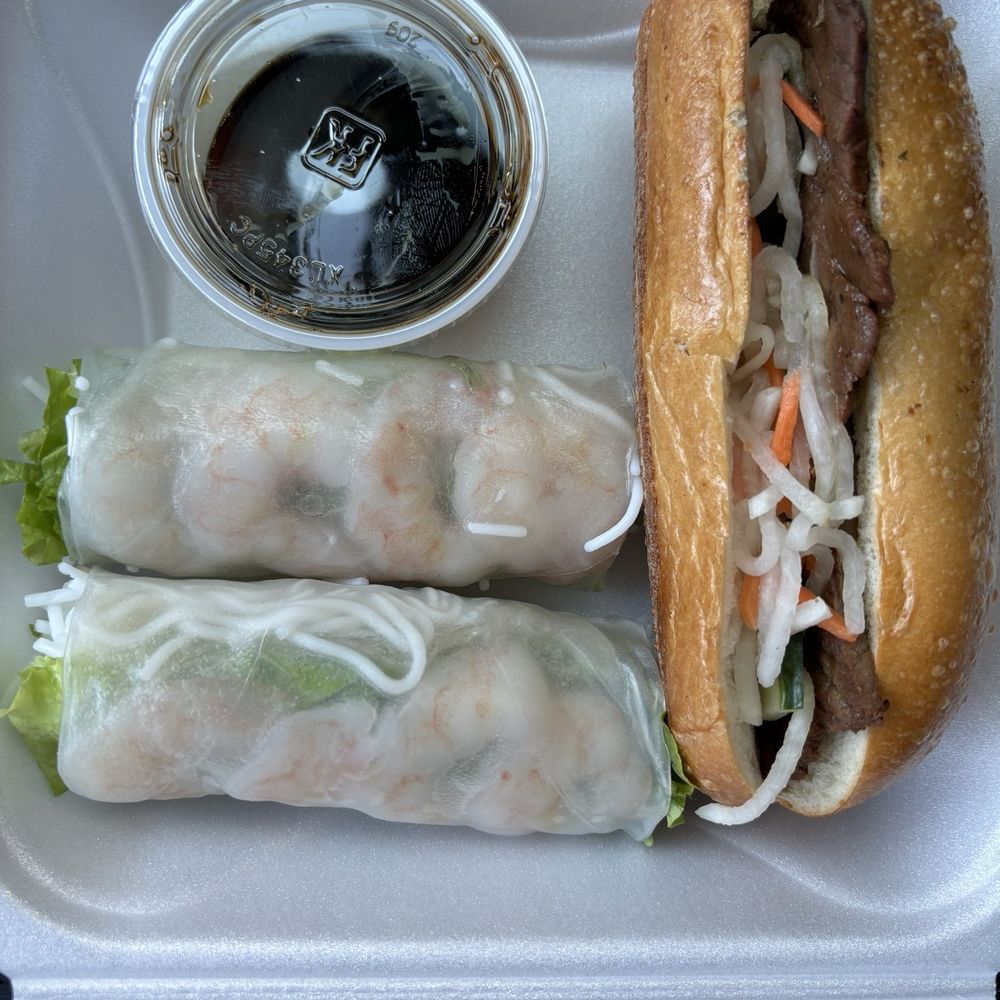 Banh mi, beef Summer Roll, shrimp Banh mi, beef Summer Roll, shrimp