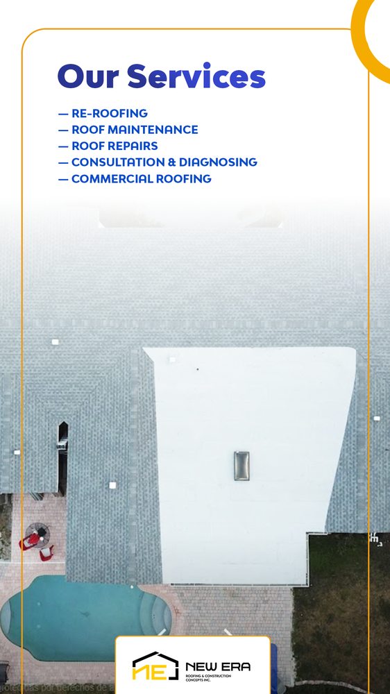 Slide of New Era Roofing Concepts