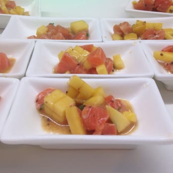 Fuji - Seasoned salmon mango - yum! - Japanese Near Me - Quincy, Massachusetts