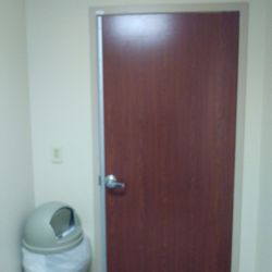 St Vincent's Health Center - No hooks or shelves for purses or jackets :(