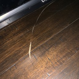 Top of dresser. Ruined!