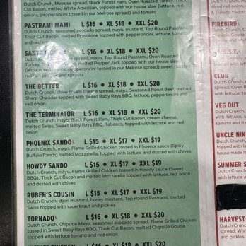 Ghost Sando Shop - Menu - Delis Near Me - Burbank, California