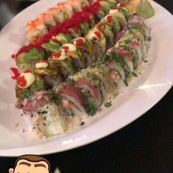 Dave's Sushi - From back to front:  Widespread Panic, Christmas Showers, Bliss, John Wayne. - Sushi Bars Near Me - Bozeman, Montana