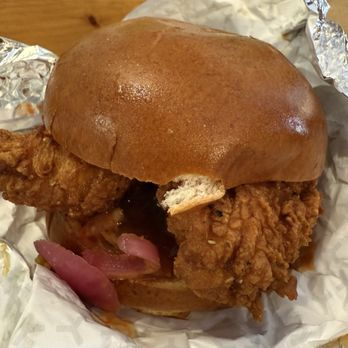 TigerHawk Sandwich - Krispy K-Pop Chicken Sandwich - Sandwiches Near Me - Oak Bluffs, Massachusetts