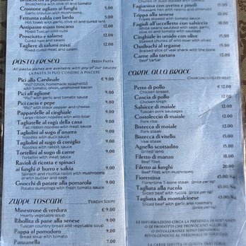 Antica Trattoria Papei - Menu - Tuscan Near Me - Siena, SI Antica Trattoria Papei - Menu - Tuscan Near Me - Siena, SI