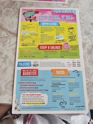 Menu photo 2 Chuy's Winter Park, FL Menu photo 2 Chuy's Winter Park, FL