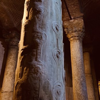 Yerebatan Sarnıcı - Peacock column - Landmarks & Historical Buildings Near Me - Istanbul, 34 Yerebatan Sarnıcı - Peacock column - Landmarks & Historical Buildings Near Me - Istanbul, 34