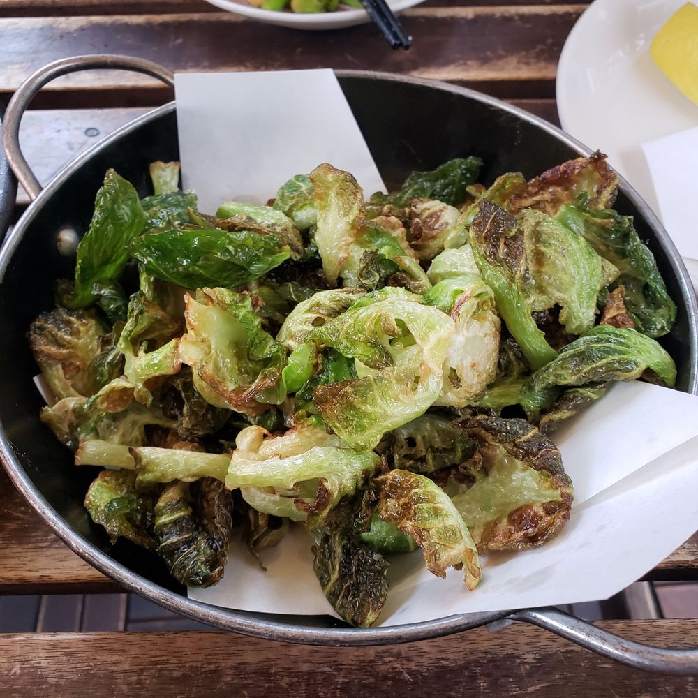 Haraheri - Deep fried brussel sprouts ($7) - Japanese Near Me - Vancouver, British Columbia Haraheri - Deep fried brussel sprouts ($7) - Japanese Near Me - Vancouver, British Columbia