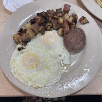 Roost - Senior Pancake and Egg Combo - Salad Near Me - New Braunfels, Texas