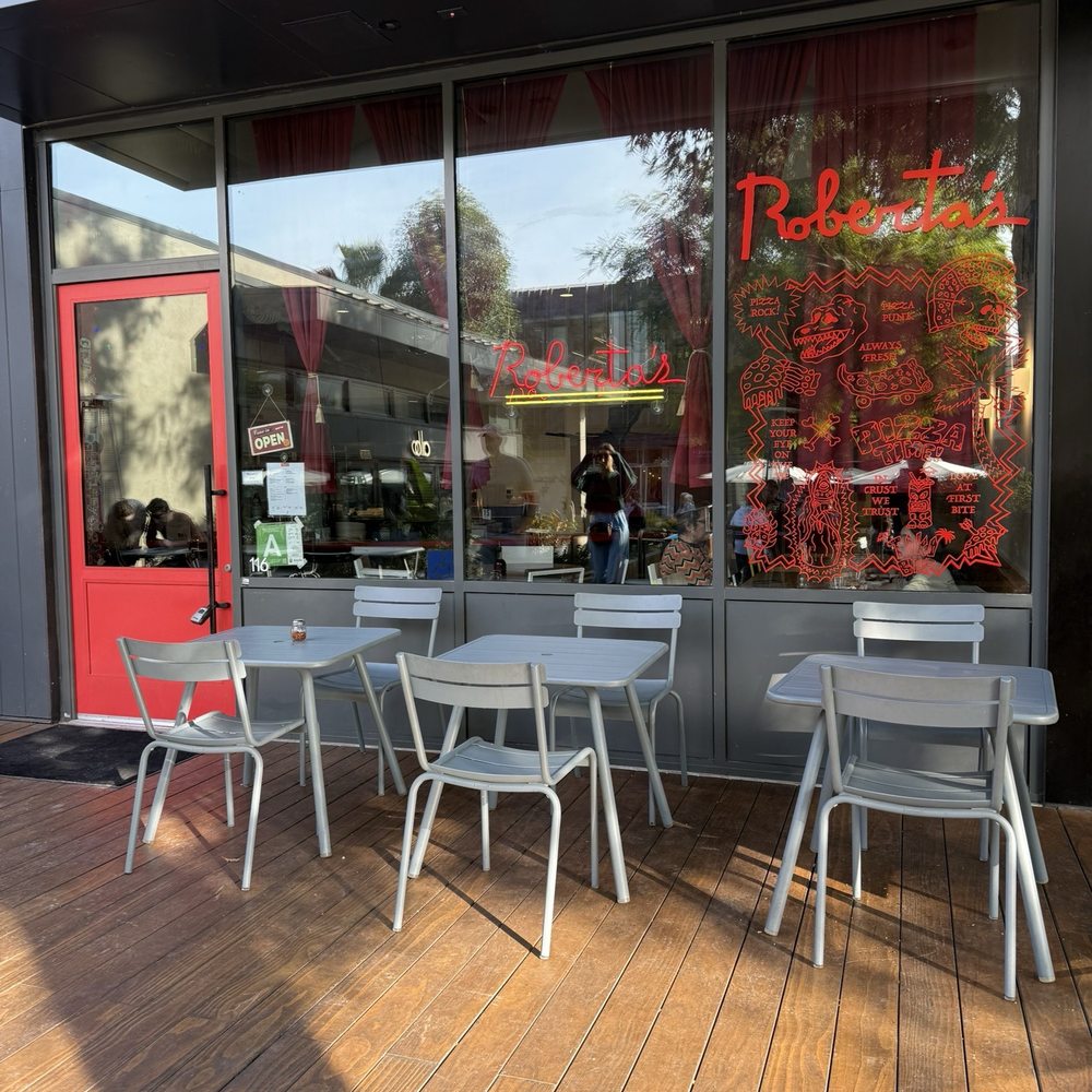 Roberta's - Outdoor seating available. - Pizza Near Me - Los Angeles, California Roberta's - Outdoor seating available. - Pizza Near Me - Los Angeles, California