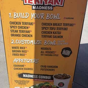 Teriyaki Madness - Menu - Japanese Near Me - Torrance, California