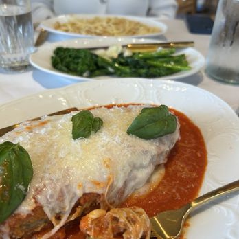 Morso - Eggplant parmigiana and linguini with clams and broccoli rabe - Italian Near Me - Boulder, Colorado