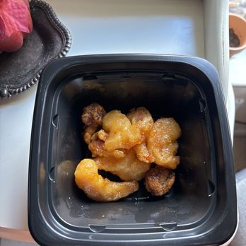 Panda Express - Baby bowel of $10 Walnut Shrimp - Fast Food Near Me - Hinesville, Georgia