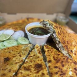 Birria Boy - 14" Triple layered pizzadilla (giant quesadilla)
