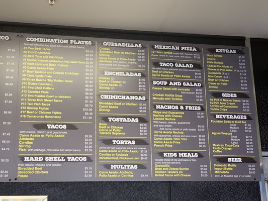 Menu photo 3 El Burrito Taco Shop Wildomar, CA Menu photo 3 El Burrito Taco Shop Wildomar, CA